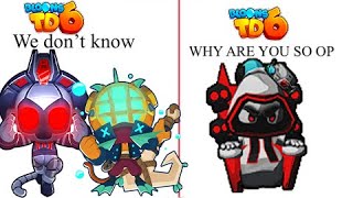 BTD6 TOWERS MEET ALL  TOWERS [upl. by Aralk984]