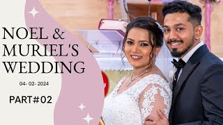 Noel and Muriel Wedding Reception Ceremony  Mangalore Christian Wedding 2024  PART 2 [upl. by Bethena857]