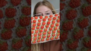 I tried that viral strawberry crochet pattern [upl. by Enyrat43]