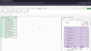 How to extract tabular data on DataSnipper Excel Online [upl. by Imehon]