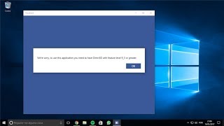How Fix Errar Solved Problem Facebook Start Direct3D feature level 91 Or greater [upl. by Aicilegna]