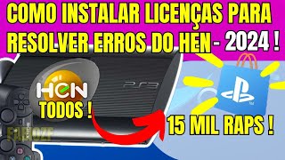 COMO INSTALAR LICENÇAS NO PLAYSTATION 3  2024 [upl. by Rabelais]