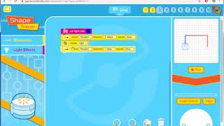 OzoBlockly Games Shape Tracer 1  Level 17 [upl. by Einhapets990]