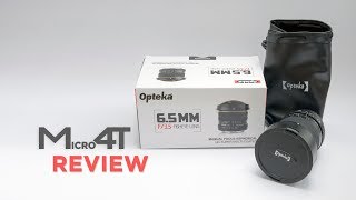 Opteka 65mm f35 Ultra Wide Fisheye Lens Review EFEOS Adapted to Micro Four Thirds  M4T  OnTC [upl. by Jem]