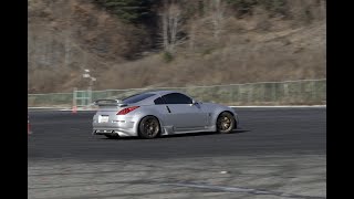 z33 350z drift vq35hr amuse r1 titan exhaust [upl. by Akibma774]