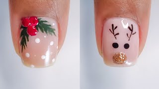 5 unhas curtas decoradas para o Natal 2024 [upl. by Asselim874]