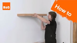 How to put up a floating shelf [upl. by Piero]