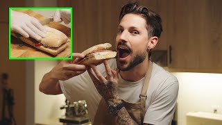 ASMR  The Perfect Sandwich Made by American Gentleman [upl. by Rogovy]