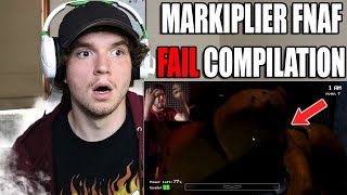 Markiplier Five Nights at Freddys FAIL Compilation REACTION [upl. by Bate]