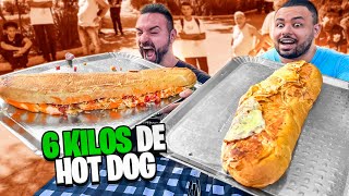 CHEGAMOS DE SURPRESA NA PRAÇA SILVIO ROMERO  CACHORRO QUENTE GIGANTE COM CorbucciEats [upl. by Adok]