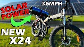 Freedom Unleashed Solar Powered Electric Bike ENGWE X24 [upl. by Yasui]