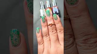 Easy glitter nails💞💞youtubeshorts nailart glitternail [upl. by Yehus]