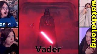 Darth Vaders Entrance  Rogue One A Star Wars Story 2016 Realtime First Time Movie Reactions [upl. by Anecuza]