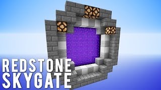 Stargate In Vanilla Survival Minecraft [upl. by Nyrad]