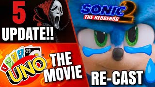 Sonic Movie 2  Scream 5 Update UNO The Movie amp MORE [upl. by Adnyleb]