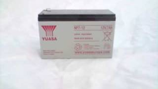 batterie yuasa np712 à acheter sur wwwbatteries4procom [upl. by Ilene]