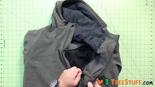 Dickies Waterproof Breathable Hooded Jacket  TreeStuffcom 360 View [upl. by Aniroc]