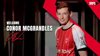 Conor McGrandles returns to Lincoln City [upl. by Nylitsirk342]