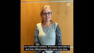 Winter vaccination message from Kate Killeen White REO HSE Dublin and Midlands [upl. by Aihseya]