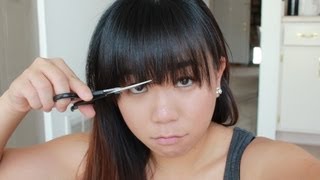 How To Cut Perfect Bangs EVERY TIME  Easy Fool Proof [upl. by Adyeren]