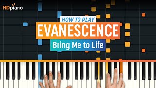 How to Play quotBring Me to Lifequot by Evanescence  HDpiano Part 1 Piano Tutorial [upl. by Yrallih592]