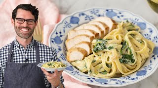 Easy Chicken Alfredo Recipe [upl. by Mohl400]