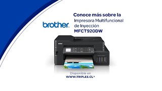 Impresora multifuncional Brother MFCT920DW ¿Cómo usar correctamente para todo tipo de trabajo [upl. by Ycniuq]