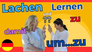 Mehr Beispiele mit 😂 quotzu umzu damitquot A2B1 🤣more examples with quotto in order toto so thatquot [upl. by Nnaecarg]