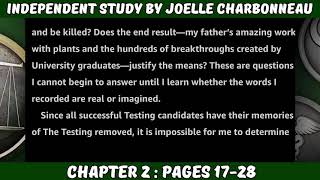 Independent Study by Joelle Charbonneau Chapter 2 [upl. by Holbrook]