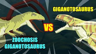 Zoochosis Giganotosaurus vs Giganotosaurus  Zoochosis Dino vs Dino S1  Monster Dino Animation [upl. by Alec]