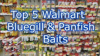 Best 5 Walmart Bluegill and Panfish Baits Lures [upl. by Housen238]