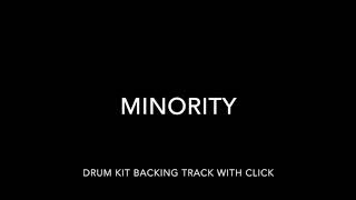 Minority Drum Kit Backing Track With Click [upl. by Yna]