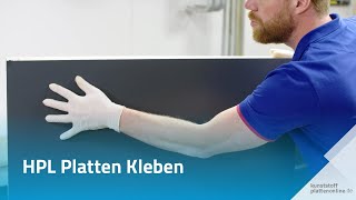 HPL Platten Kleben So gehen Sie vor  Kunststoffplattenonlinede [upl. by Dolloff]