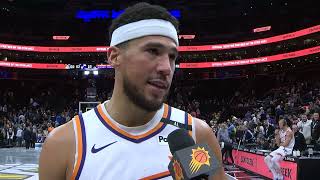 111224 Phoenix Suns Postgame Interview Devin Booker [upl. by Ertemed]