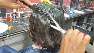 ASMR Barber 1 year insanehair transformation ayanmansalon [upl. by Bil]