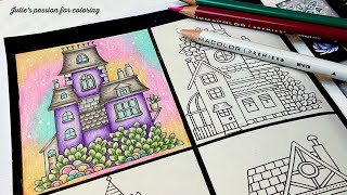 📚 Small victories by Johanna Basford ✏️ Prismacolor Pencils  easy coloring tutorial  PART 1 [upl. by Ynabe66]