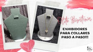 EXHIBIDOR PARA COLLARES PASO A PASO👌 [upl. by Anik]