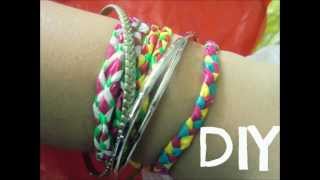 DIY Howto Plastic Bags into Friendship Bracelets [upl. by Ruthi]