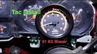 How to install a tachometer on a Chevy truck [upl. by Anitsugua]