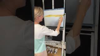 Sonnenuntergang mit Ölfarbe tutorial malen painting malerei landschaft [upl. by Ynej]