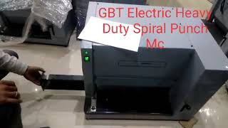 Spiral Binding machine electric die changeable by 91 9810659949 [upl. by Yrahcaz]