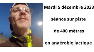 Séance sur piste de 400 mètres en anaérobie lactique [upl. by Merilee]