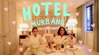 HOTEL MUKBANG  Sophia and Cinzia [upl. by Drauode]