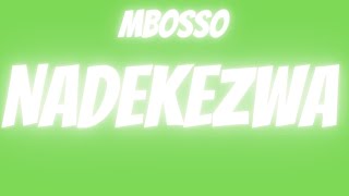 Nadekezwa Mbosso Cover by Zuchu Lyric Video [upl. by Zetnwahs]