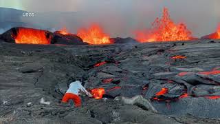 Kilauea Hawaiis secondlargest volcano begins erupting again [upl. by Carthy129]