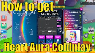 How to get MOON MUSiC Heart Aura Coldplay in starving artists  25 Notebook Pages [upl. by Market672]