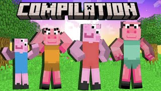 Peppa Pig Plays Minecraft Compilation 5 [upl. by Assilym]