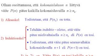 Matemaattinen induktio [upl. by Evante]