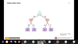 10 Adversarial Search cont and Expectimax 20210727 132151 Meeting Recording [upl. by Ahsienot633]