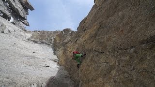 Aiguille du Fou Face Sud Voie Américaine Chamonix MontBlanc montagne alpinisme escalade [upl. by Py]